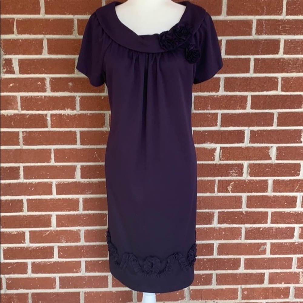 R&M Richards deep purple dress